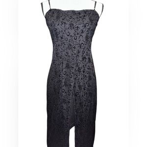 Elegant Black Lace Dress